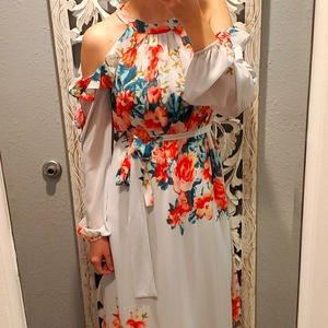 Floral maxi dress